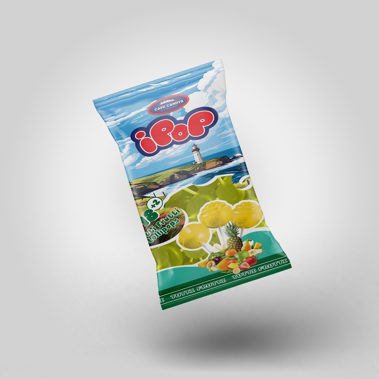 Cape Candy’s iPop Tutti Frutti Lollipops
