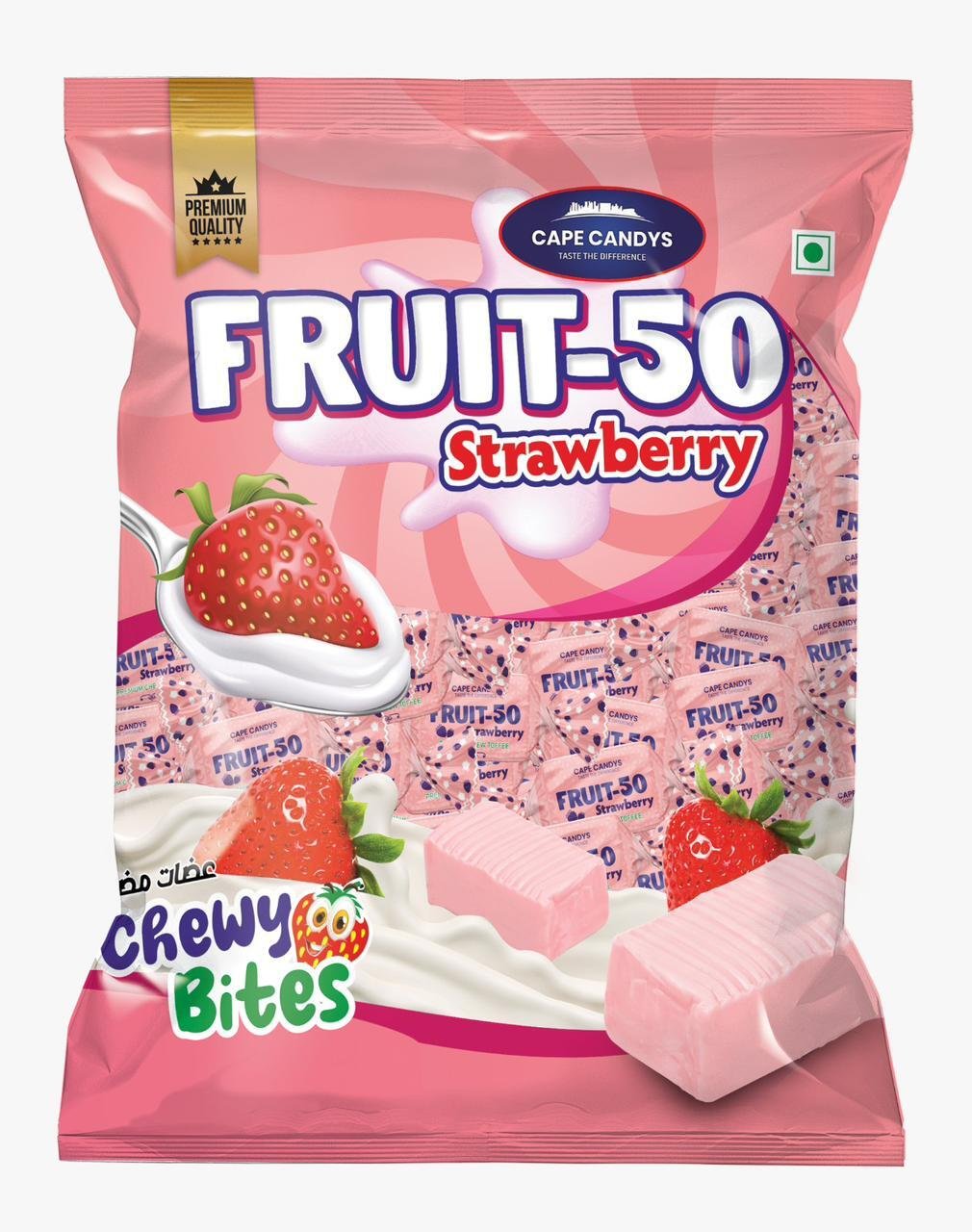 Cape Candy’s Fruit-50 Strawberry Chewy Bites